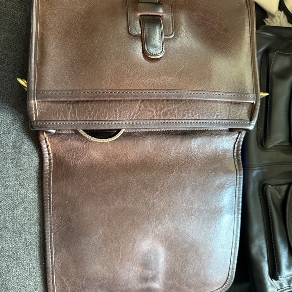 PROJECT Coach Saddle Pouch Medium 9590 Mocha NYC vintage - Picture 2 of 5